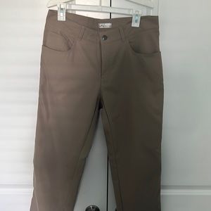 Peter Millar EB66 golf pants 32x34 dark tan